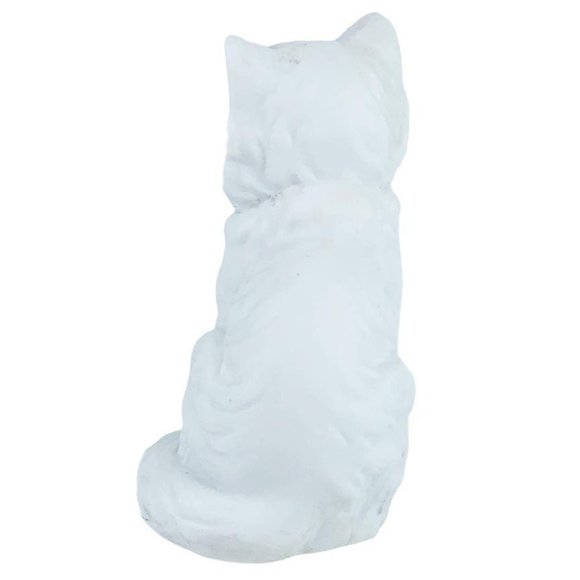 *SOLD* Lefton August Birthstone White Kitten Cat #07593 No Necklace AS IS - Picture 4 of 7